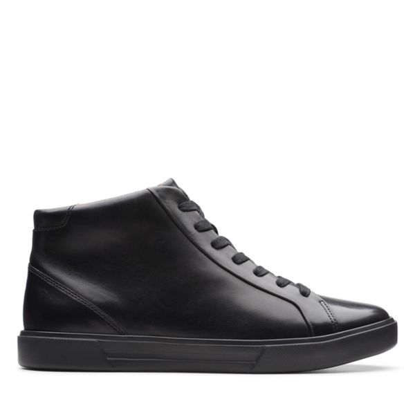 Clarks Mens Un Costa Mid Trainers Black | CA-6217908